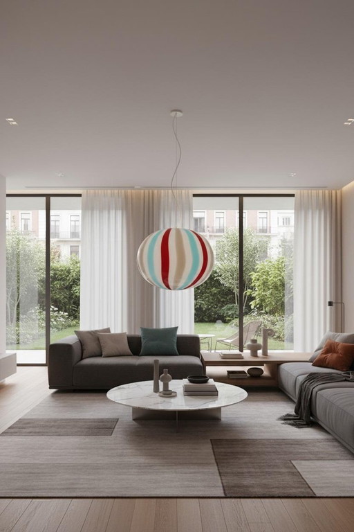 Lampada in vetro di Murano originale – soffiata a mano, Ø 40 cm