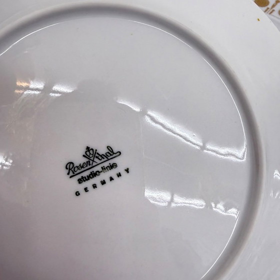 Image 1 of Set of 11 rosenthal plates by tapio wirkkala variation