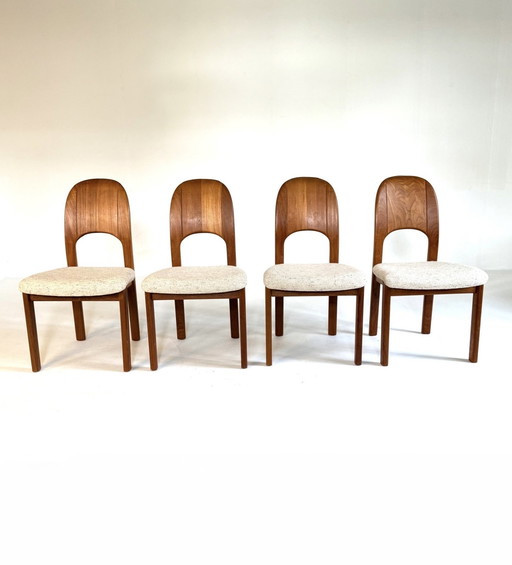 4x vintage Danish chairs, Holstebro Furniture Factory '70