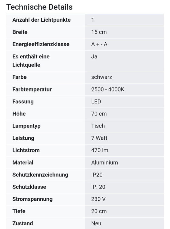 Image 1 of Rarity Swan 523910102 Lampada da tavolo LED dimmerabile