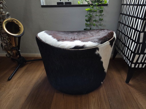 Ikea Stockholm Cowhide Pouf/Ottoman/Footstool – hockers en poefs, Leather (photo 2 of 7)