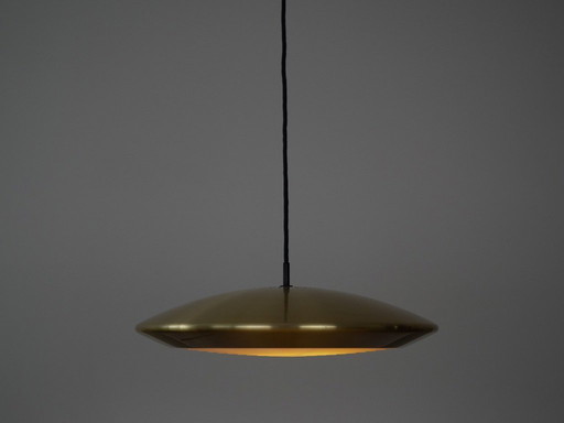 Lampada a sospensione Diskos vintage danese di Jo Hammerborg, Fog og Morup, 1965