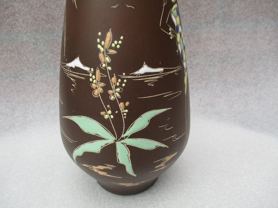 Image 1 of Sparenberg vase, glaze painted, collector, Germany 1950.