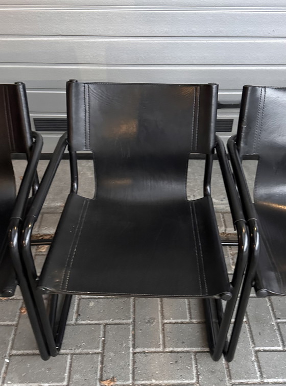 Image 1 of 6x Linea Veam Mart Stam design stoelen