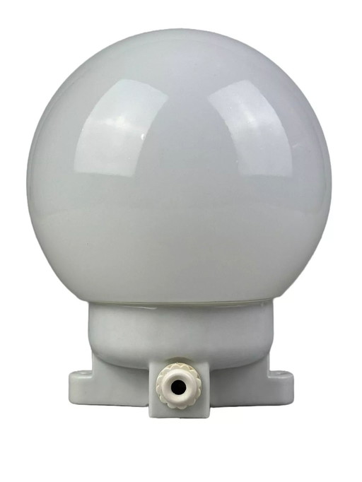 Lampe des années 50 60 Lampe murale Lampe de cave Céramique Verre Bauhaus Design