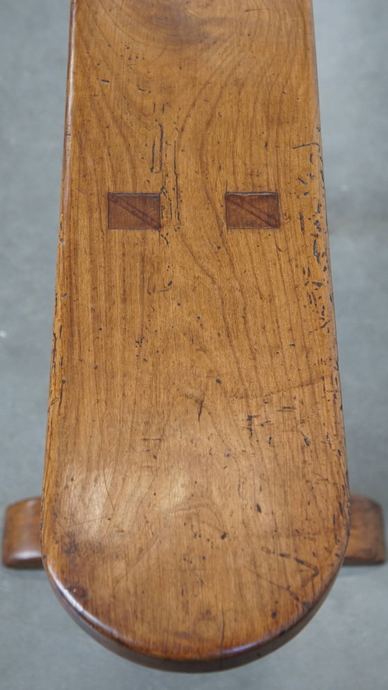 Image 1 of Antique French hall bench/bench for the dining table