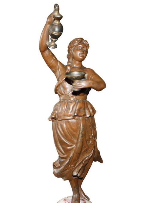 Antike Prunkfigur / Damenfigur Um 1879 Jahr – decoratieve objecten, Other (photo 2 of 8)