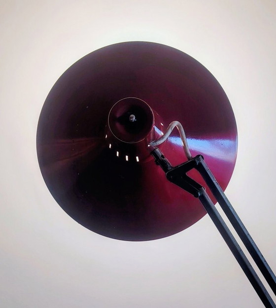 Image 1 of Terry Hala architectural industrial  table lamp. by H. Busquet for Hala,