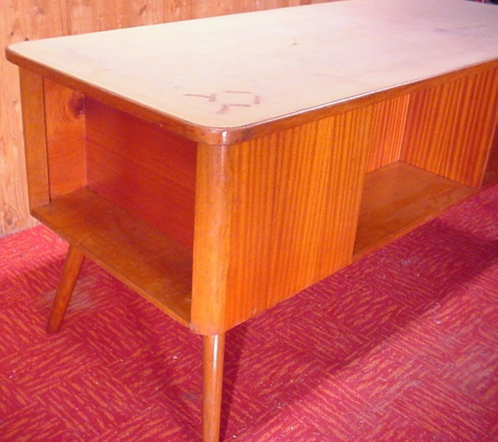 Image 1 of Mostrador de caoba de diseño, mueble de tienda, muebles antiguos, bar