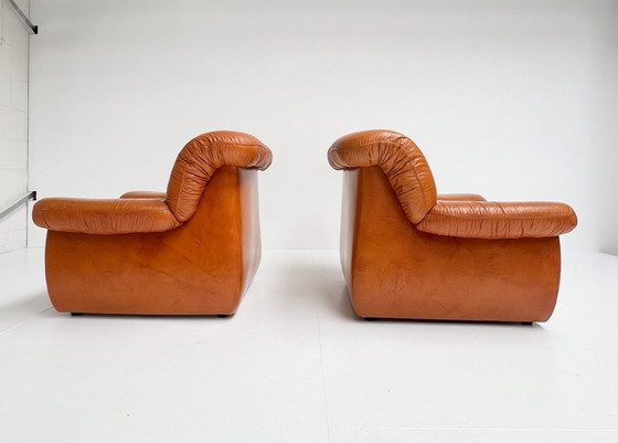 Image 1 of PelleRossi-Sessel aus cognacfarbenem Leder, 1960er Jahre