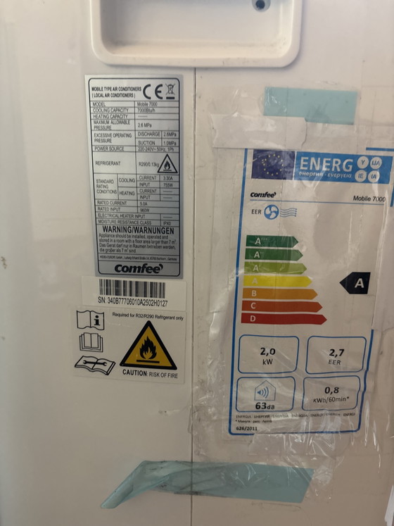 Condizionatore Comfee (Ventilatore da Stanza) Mobile 7000 – Paraventi, Plastica (photo 5 of 6)
