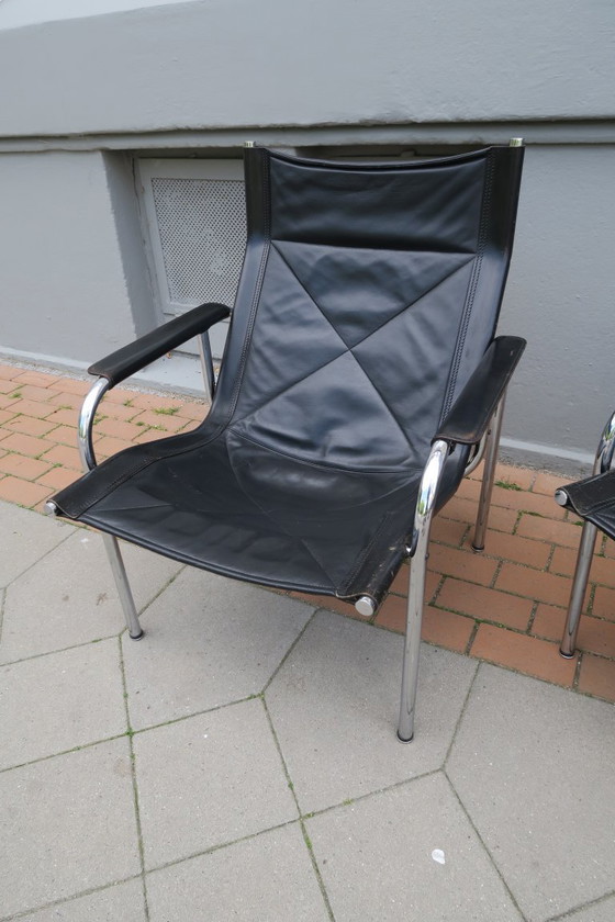 Image 1 of Coppia di poltrone ad arco di Hans Eichenberger per Strässle International