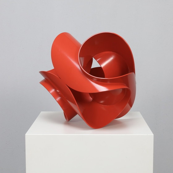 Image 1 of Sculptuur “Axis Rood” Rob Zweerman, 2016