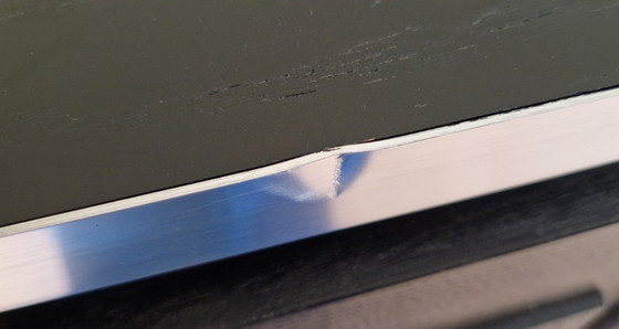 Image 1 of Vintage sideboard, De Coene, Brutalist design, black oak, 1970s