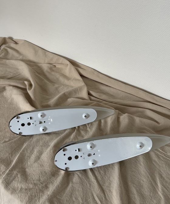 Image 1 of  Vintage art deco ‘Ears’ Idearte wandlamp set van 2 Spain 1980 l