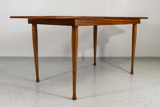 Uitschuifbare vintage eettafel ontworpen door M. Grabiński, Polen, jaren 60 – Wood (photo 5 of 15)