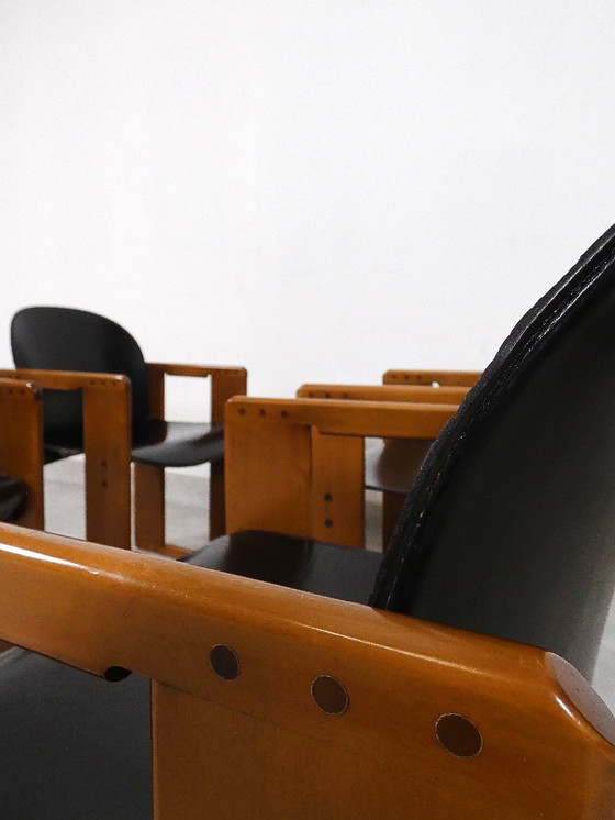 Image 1 of 4 sedie da pranzo - 'Dialogo' - Afra & Tobia Scarpa