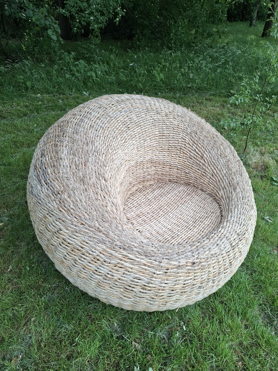 Image 1 of Wovem wicket bird nest chair Isamu Kenmochi style