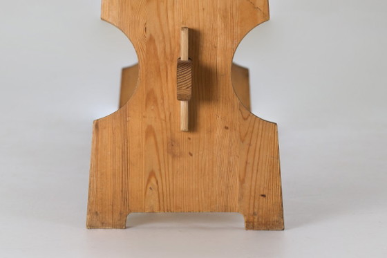 Image 1 of A pair of Mid-Century Brutalist Pine Benches