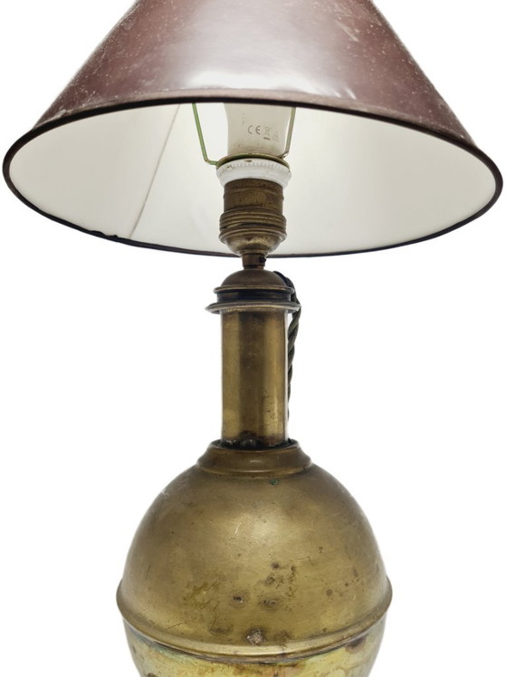 Art Deco Bedside Lamp, Belgium, 1930s – Table lamps, Metal, Brass (photo 5 of 17)