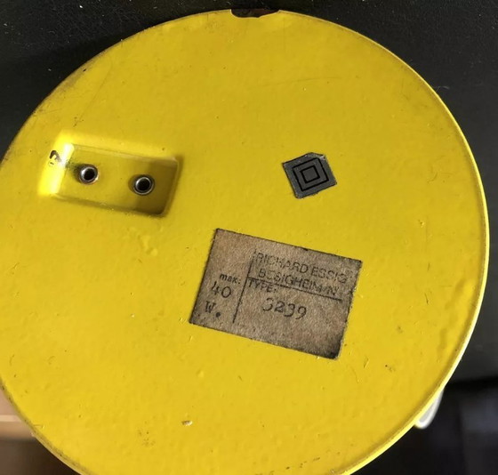 Image 1 of Lampada vintage Richard Essig – Metallo giallo – Anni '70/'80 – Design industriale
