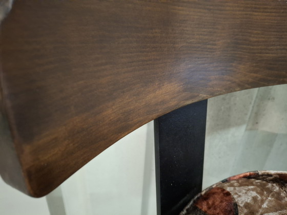 Image 1 of 4x Bar stool bar chair stool vintage brutalist design