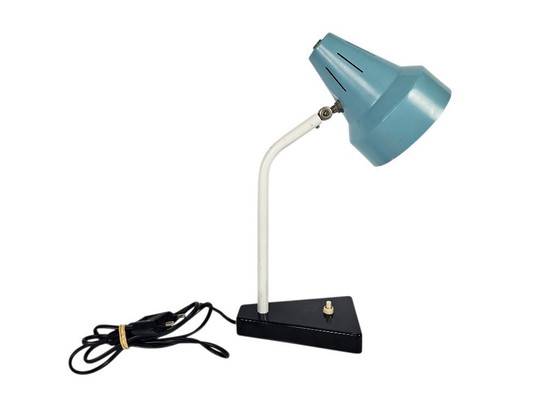 Image 1 of Hala Zeist - Design H.Th. Busquet - lampada da tavolo - metallo - anni '50