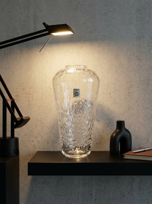 Magnifique vase vintage KEUCO Bleikristall – années 70