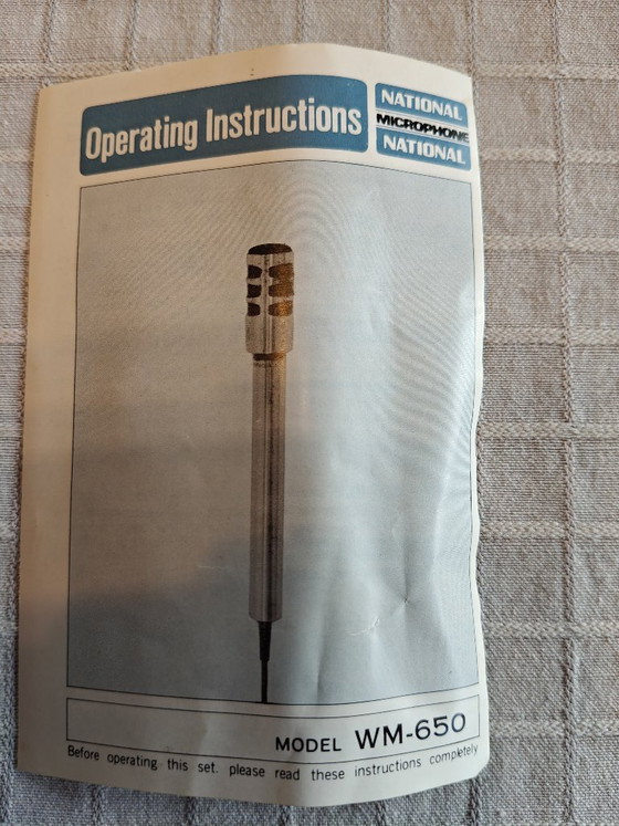 National WM-650 Microphone – Decorative Objects, Metal, Plastic (photo 7 of 8)