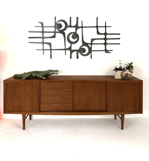 Sculpture murale brutaliste XL vintage des années 70