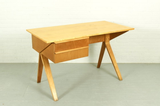 Image 1 of Mid-Century Modern Model EB02 Birch Series Bureau door Cees Braakman voor UMS Pastoe, 1952