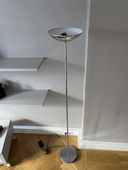 4 Silver-colored floor lamps Habitat Well preserved