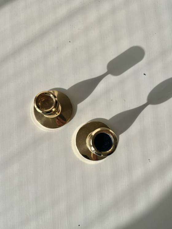 Image 1 of Bougeoir, plaqué or 24 carats – série « Hamlet » d'Asmussen Danmark