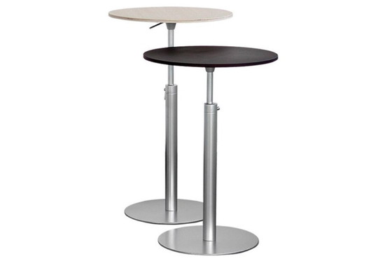 Image 1 of Lapalma lem Brio design tafel en statafel eik bartafel 75cm -102cm