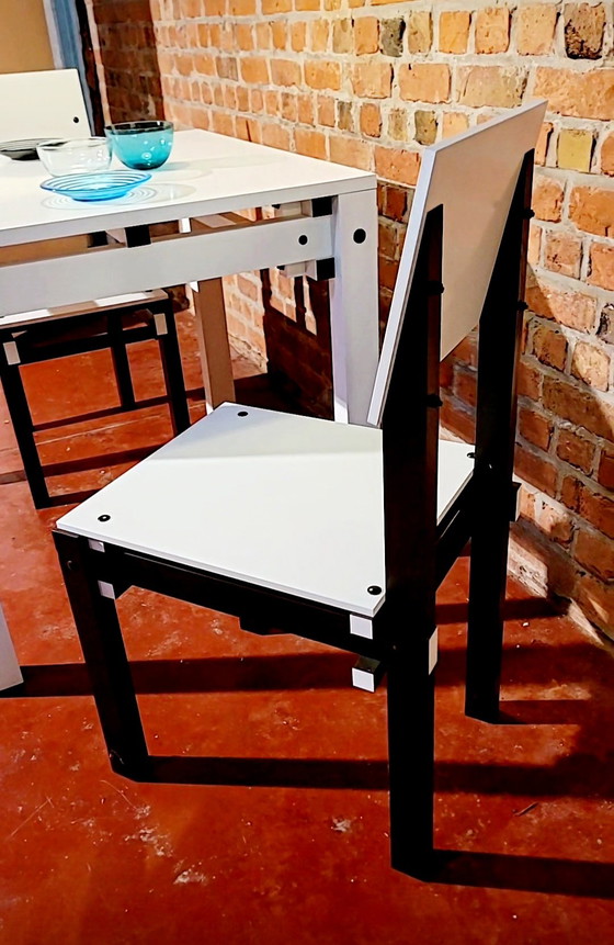 Image 1 of Table et chaises militaires par Gerrit T. Rietveld