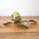 Scatola per mele vintage in ottone