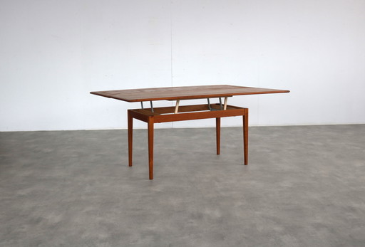 Table basse vintage + table de salle à manger en un