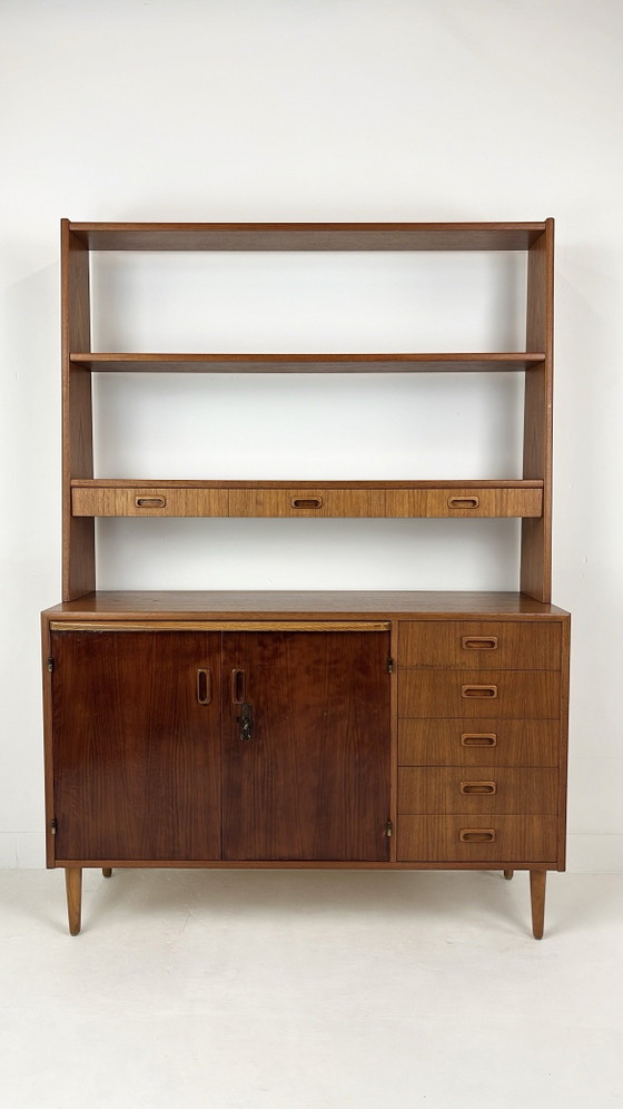 Swedish vintage teak veneer bookcase – Wall cabinet, Wood (photo 20 of 20)