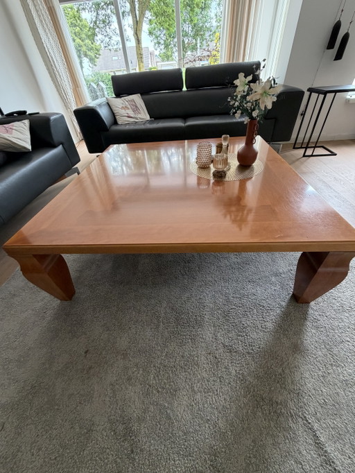 Cherry wood coffee table