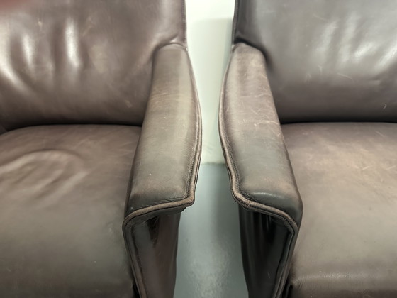 Image 1 of 2 Design On Stock Limec Sessel in braunem Leder