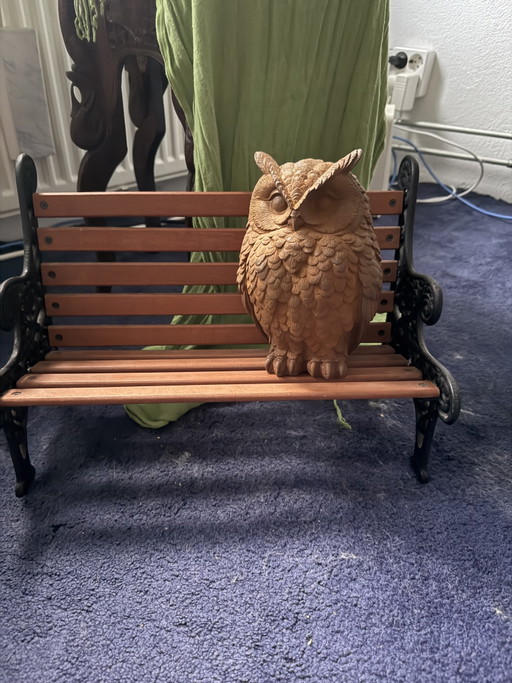 Charming decorative doll's bench