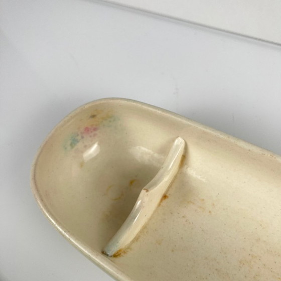 Image 1 of Toilet/zeepbakje van Sarreguemines, art nouveau-stijl, eind 19e - begin 20e eeuw