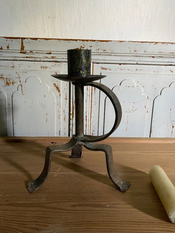 candelabro antiguo – Portavelas, Hierro (photo 14 of 14)