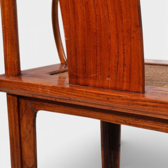 Image 1 of Set di 2 poltrone cinesi con schienale alto in stile dinastia Ming, 1920