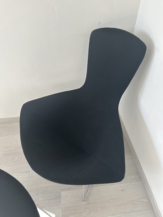 Image 1 of Fauteuil oiseau Knoll et pouf Bertoia