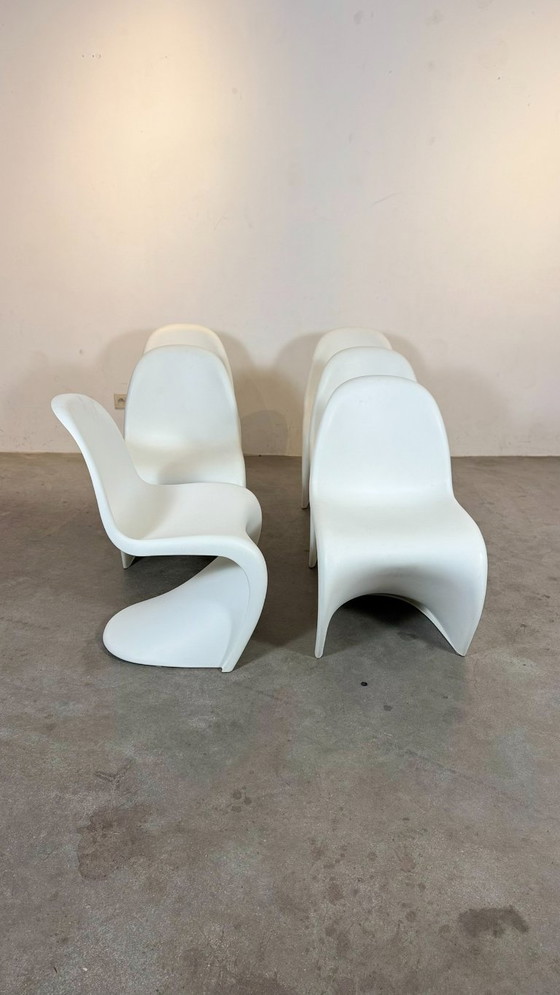 Image 1 of 6 sillas Panton originales - Edición Vitra (2010)