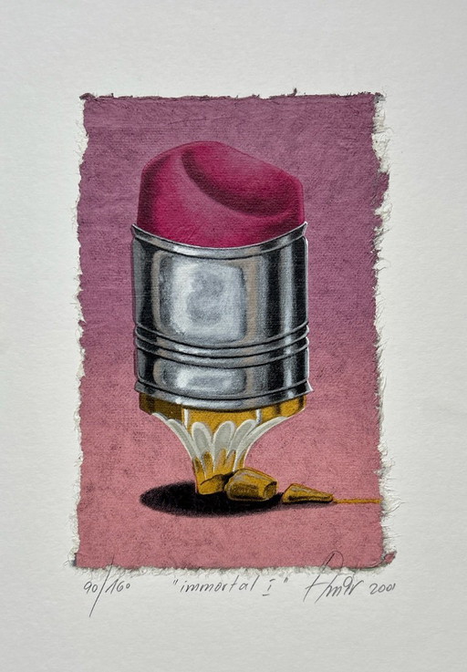 Screen print Sharon Amir - Immortal I