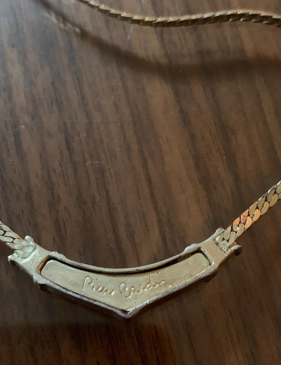Collier Iconique Ras Du Cou Pierre Cardin Années 50/60 - Plaqué Or - Cristaux Bleus – Cadeaux, Metal (photo 13 of 16)