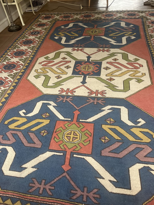 Grand tapis en laine coloré 2.60 x 3.85