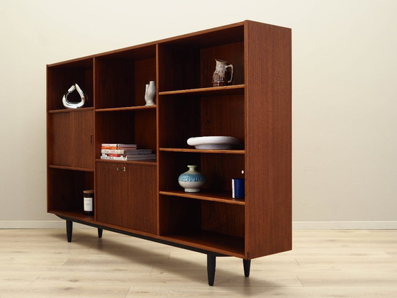 Image 1 of Teak bookcase, Danish design, 1970s, production: Kjeld Bundgard